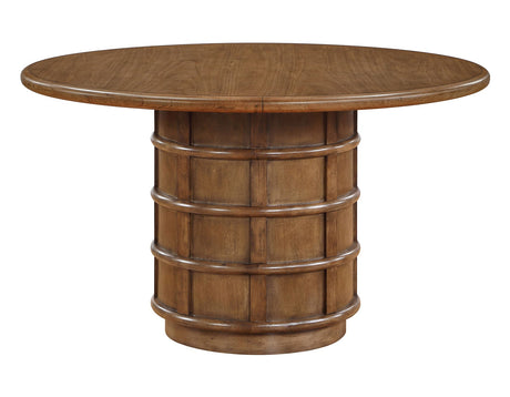 Ventura Brown Round Dining Room Set by Steve Silver at Eve Furniture
