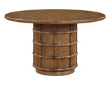Ventura Brown Round Dining Table by Steve Silver at Eve Furniture