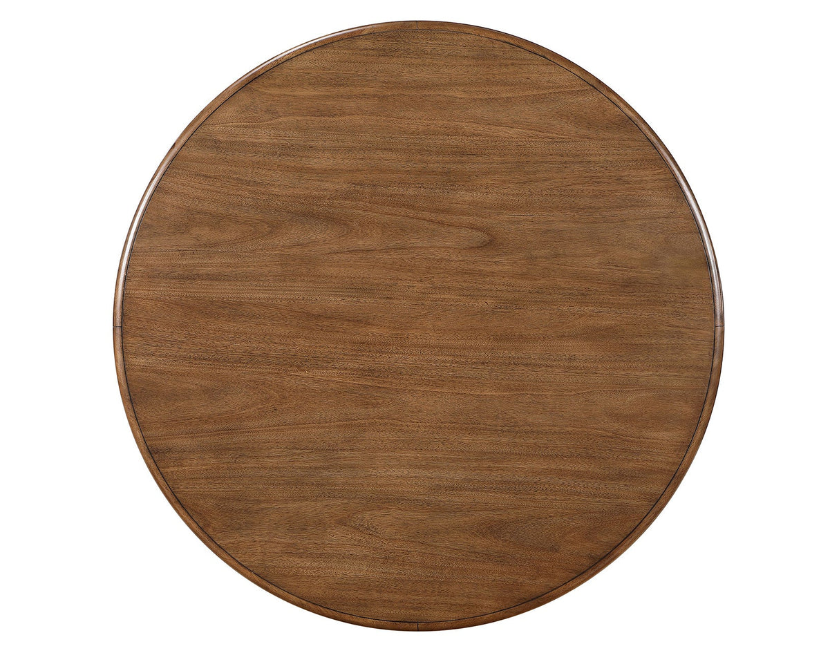 Ventura Brown Round Dining Table by Steve Silver at Eve Furniture