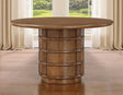 Ventura Brown Round Dining Table by Steve Silver at Eve Furniture