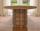Ventura Brown Round Dining Table by Steve Silver at Eve Furniture
