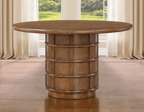 Ventura Brown Round Dining Table by Steve Silver at Eve Furniture