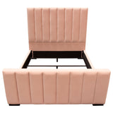 Venus Blush Pink Eastern King Bed by Diamond Sofa at Eve Furniture