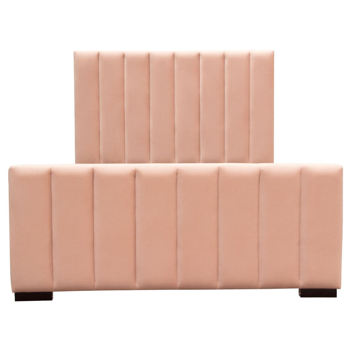 Venus Blush Pink Eastern King Bed by Diamond Sofa at Eve Furniture