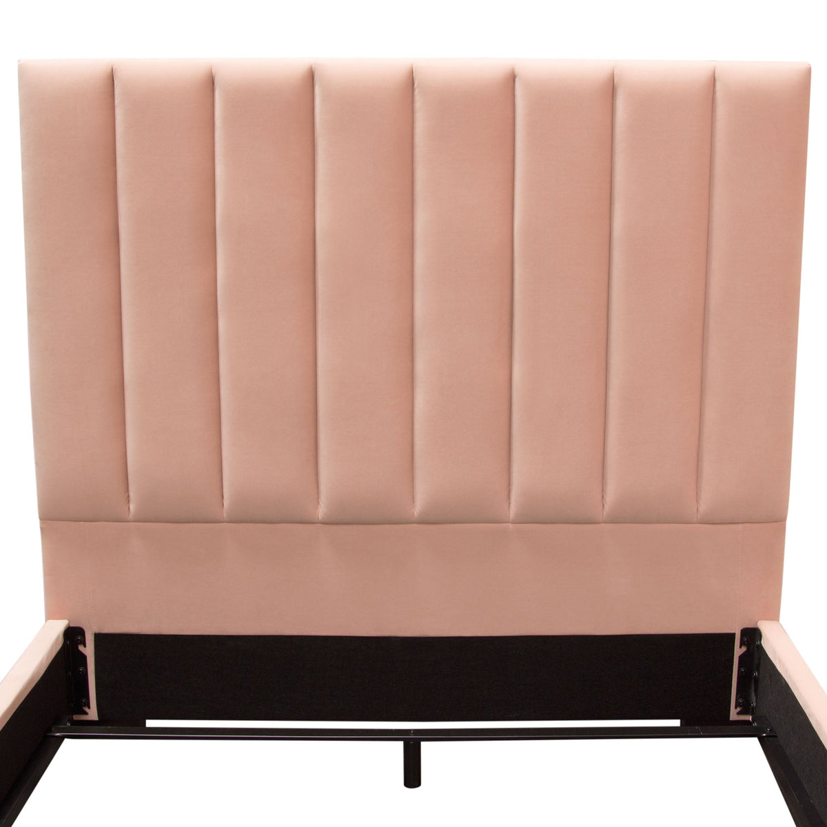 Venus Blush Pink Eastern King Bed by Diamond Sofa at Eve Furniture