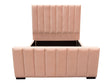 Venus Blush Pink Eastern King Bed by Diamond Sofa at Eve Furniture