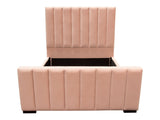 Venus Blush Pink Eastern King Bed by Diamond Sofa at Eve Furniture
