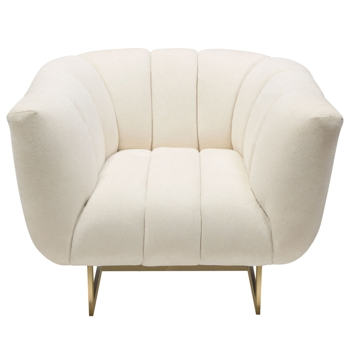 Venus Cream Fabric Chair by Diamond Sofa at Eve Furniture