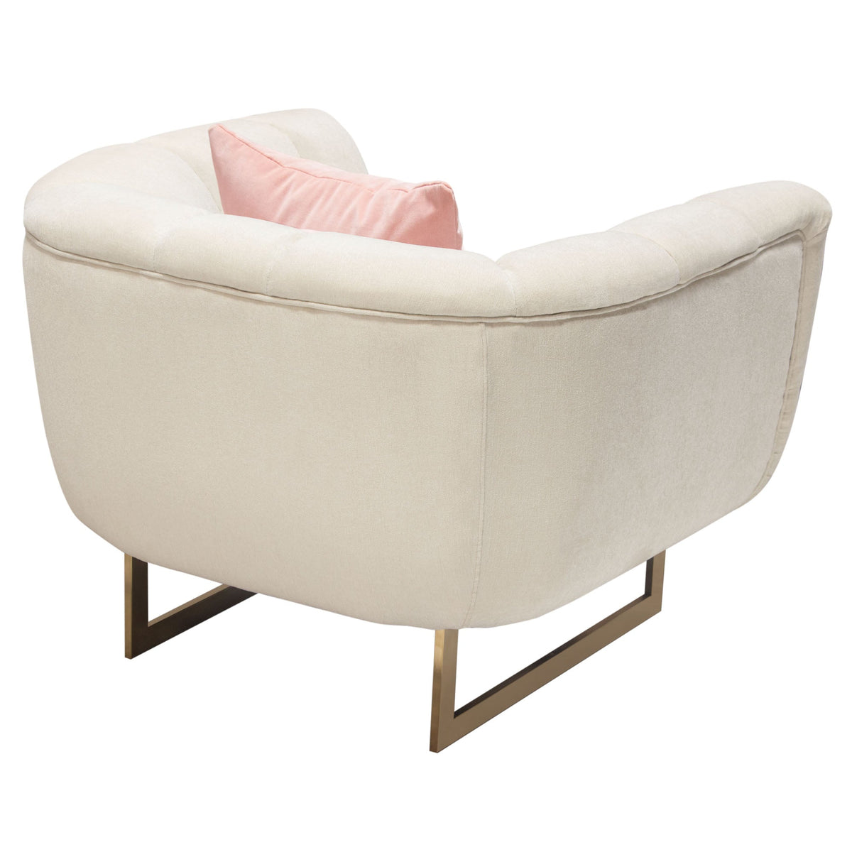 Venus Cream Fabric Chair by Diamond Sofa at Eve Furniture