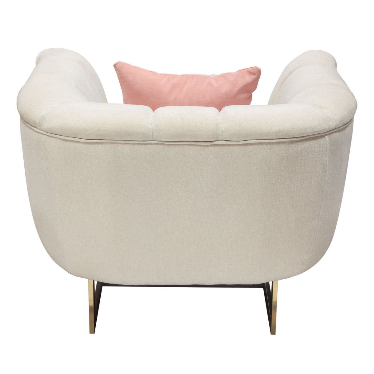 Venus Cream Fabric Chair by Diamond Sofa at Eve Furniture