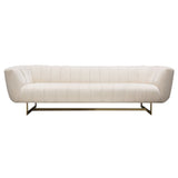 Venus Cream Fabric Sofa by Diamond Sofa at Eve Furniture