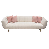 Venus Cream Fabric Sofa by Diamond Sofa at Eve Furniture