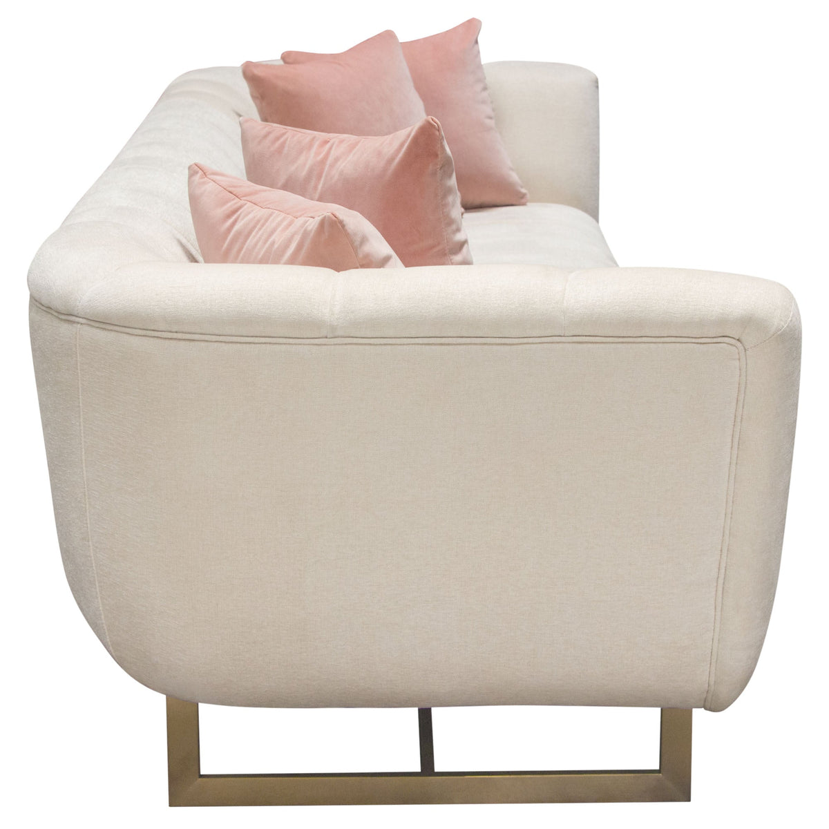 Venus Cream Fabric Sofa by Diamond Sofa at Eve Furniture