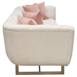 Venus Cream Fabric Sofa by Diamond Sofa at Eve Furniture