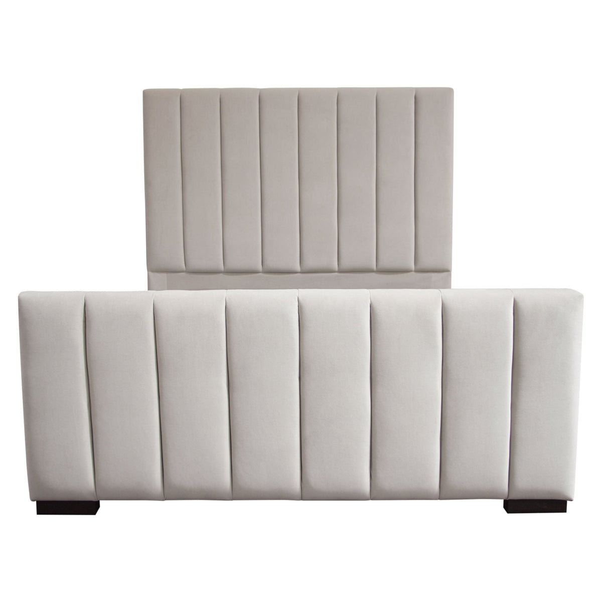 Venus Light Grey Eastern King Bed by Diamond Sofa at Eve Furniture