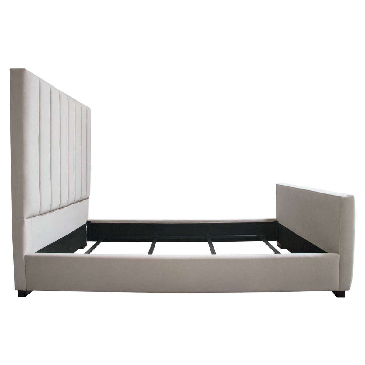 Venus Light Grey Eastern King Bed by Diamond Sofa at Eve Furniture