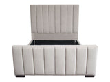 Venus Light Grey Eastern King Bed by Diamond Sofa at Eve Furniture