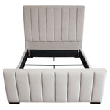 Venus Light Grey Queen Bed by Diamond Sofa at Eve Furniture