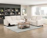 Vera Beige 3-Piece Power Reclining Living Room Set by Homelegance at Eve Furniture