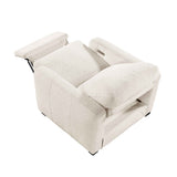 Vera Beige 3-Piece Power Reclining Living Room Set by Homelegance at Eve Furniture