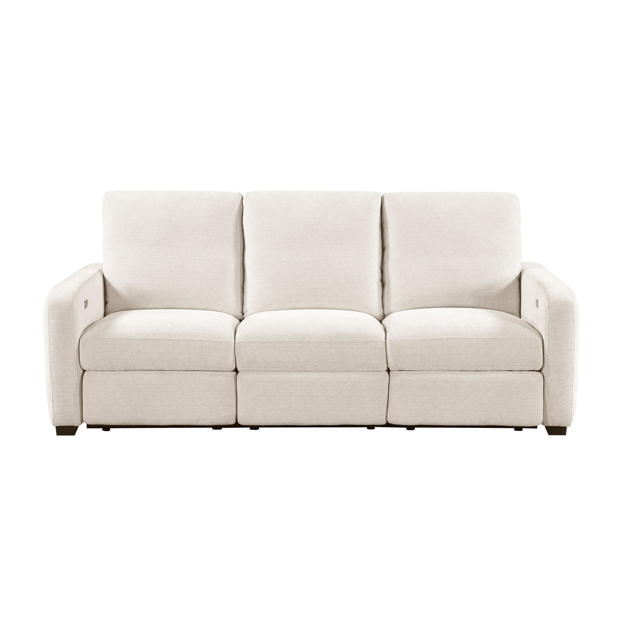 Vera Beige Power Double Reclining Sofa and Loveseat by Homelegance at Eve Furniture