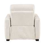 Vera Beige Power Reclining Chair by Homelegance at Eve Furniture