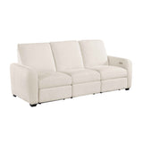 Vera Beige Power Reclining Living Room Set by Homelegance at Eve Furniture