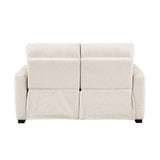 Vera Beige Power Reclining Living Room Set by Homelegance at Eve Furniture