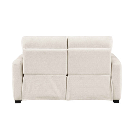 Vera Beige Power Reclining Living Room Set by Homelegance at Eve Furniture