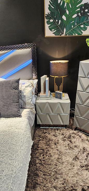 Vera Grey Platform Bedroom Set by New Era Innovations at Eve Furniture