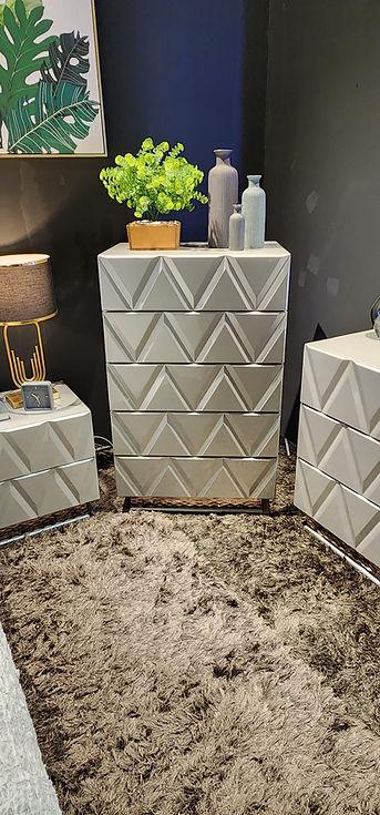 Vera Grey Platform Bedroom Set by New Era Innovations at Eve Furniture