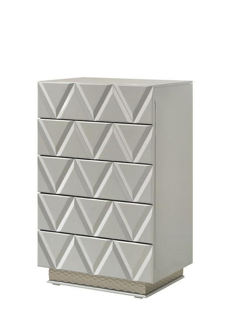 Vera Grey Platform Bedroom Set by New Era Innovations at Eve Furniture