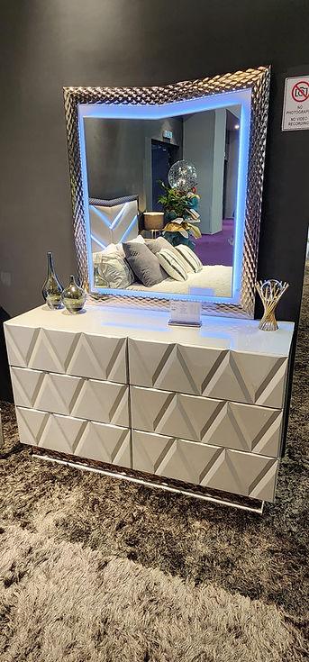 Vera Grey Platform Bedroom Set by New Era Innovations at Eve Furniture