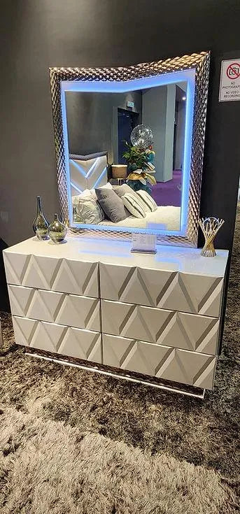 Vera Grey Platform Bedroom Set by New Era Innovations at Eve Furniture
