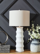 Veraleigh White Table Lamp by Ashley at Eve Furniture