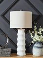 Veraleigh White Table Lamp by Ashley at Eve Furniture
