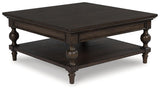 Veramond Dark Brown Coffee Table by Ashley at Eve Furniture