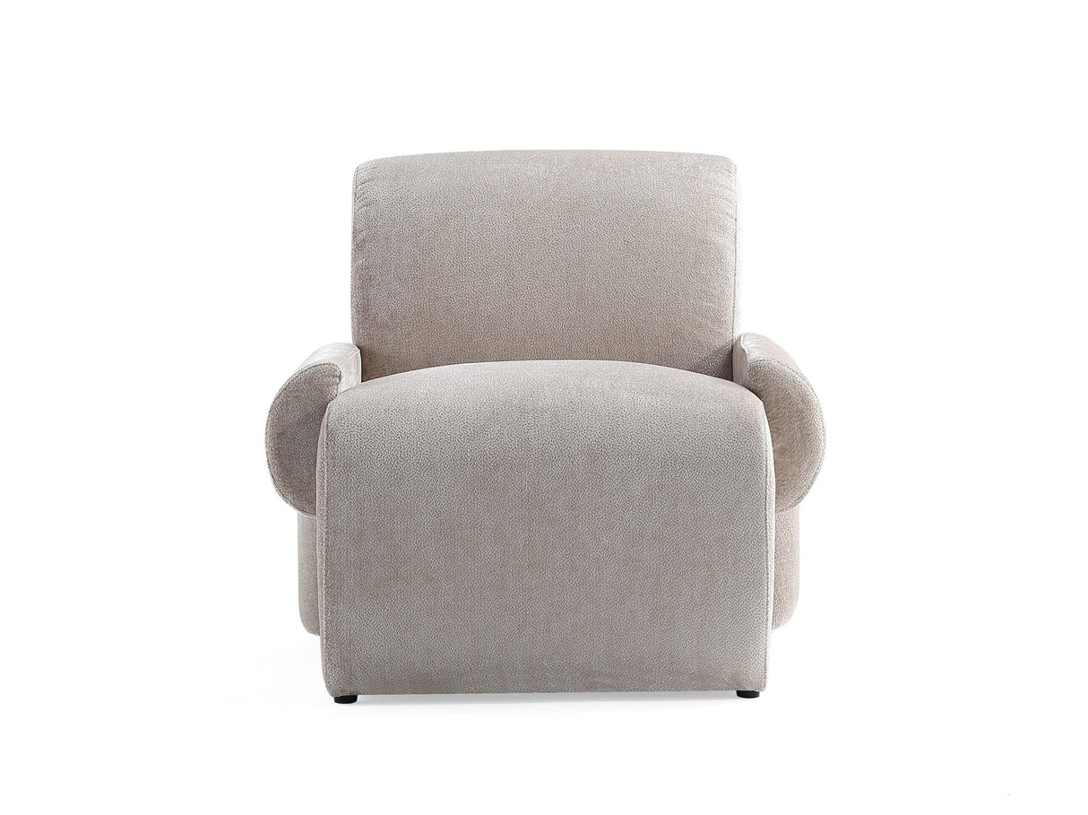 Verandah Accent Chair in Beige by Manhattan Comfort at Eve Furniture