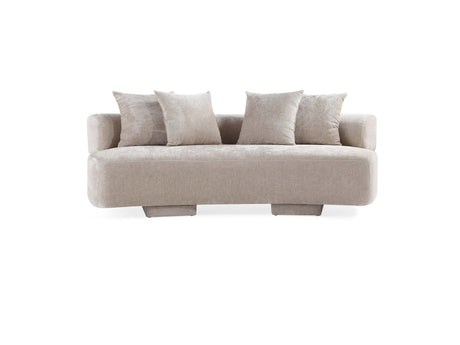 Verandah Sofa in Beige by Manhattan Comfort at Eve Furniture