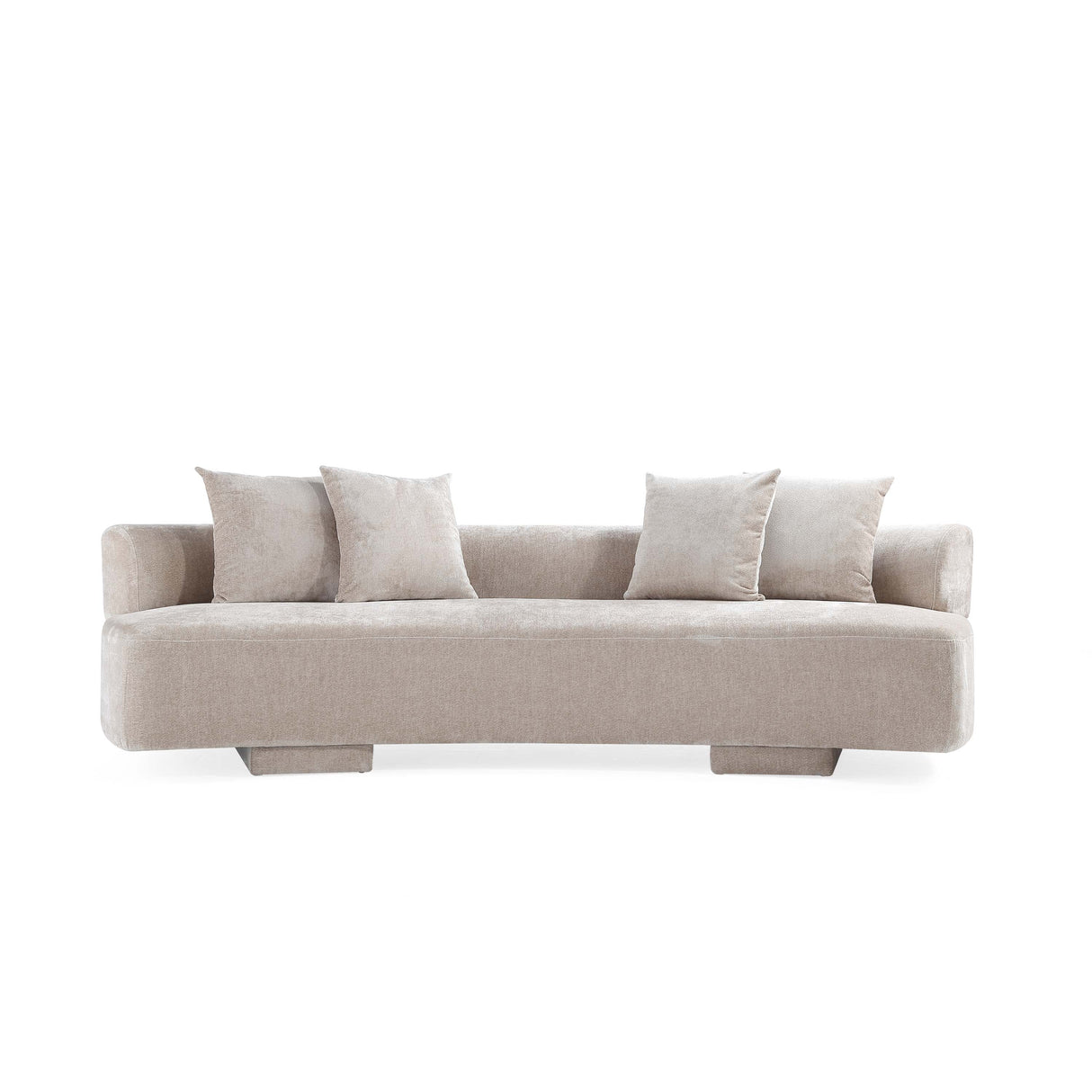 Verandah XL Sofa in Beige by Manhattan Comfort at Eve Furniture