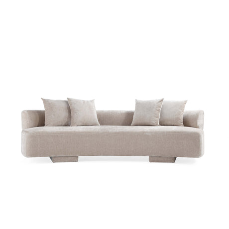 Verandah XL Sofa in Beige by Manhattan Comfort at Eve Furniture