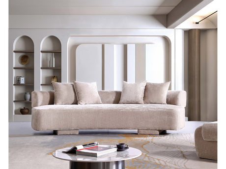 Verandah XL Sofa in Beige by Manhattan Comfort at Eve Furniture
