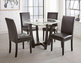 Verano Black PU Side Chair, Set of 2 by Steve Silver at Eve Furniture