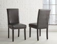 Verano Black PU Side Chair, Set of 2 by Steve Silver at Eve Furniture