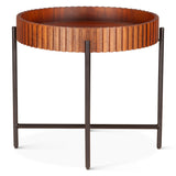 Verbania 29" Nesting Tray Tables in Pecan Brown by Home Trends & Design at Eve Furniture
