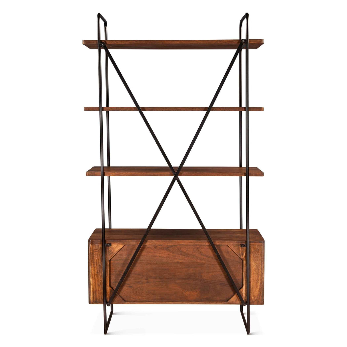 Verbania 46" Bookshelf in Pecan Brown by Home Trends & Design at Eve Furniture