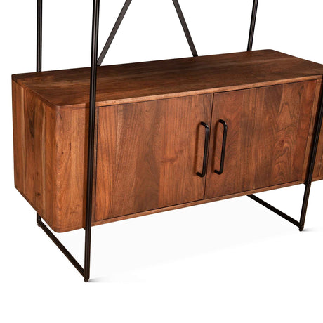 Verbania 46" Bookshelf in Pecan Brown by Home Trends & Design at Eve Furniture