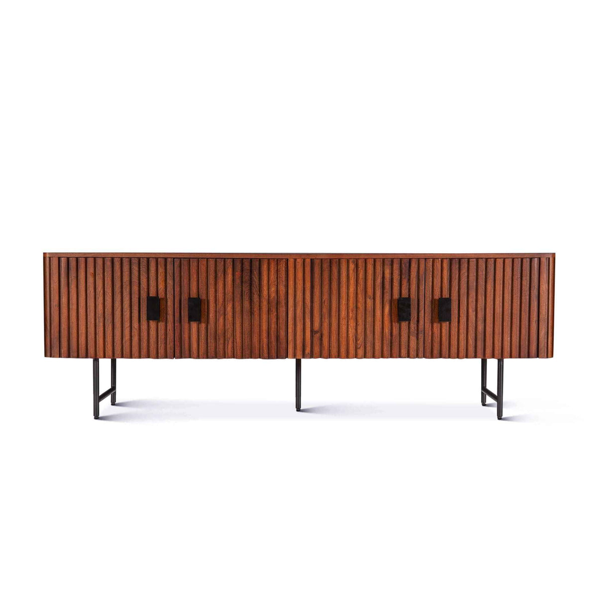 Verbania 67" Media Cabinet in Pecan Brown by Home Trends & Design at Eve Furniture