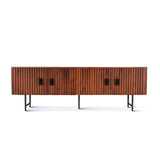 Verbania 67" Media Cabinet in Pecan Brown by Home Trends & Design at Eve Furniture