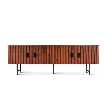 Verbania 67" Media Cabinet in Pecan Brown by Home Trends & Design at Eve Furniture